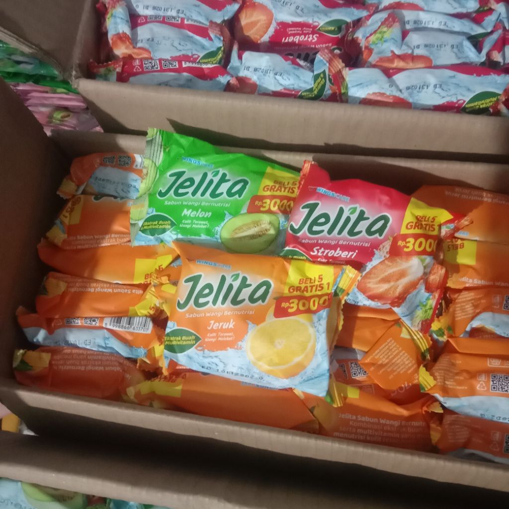 Sabun Mandi Jelita 4pcs