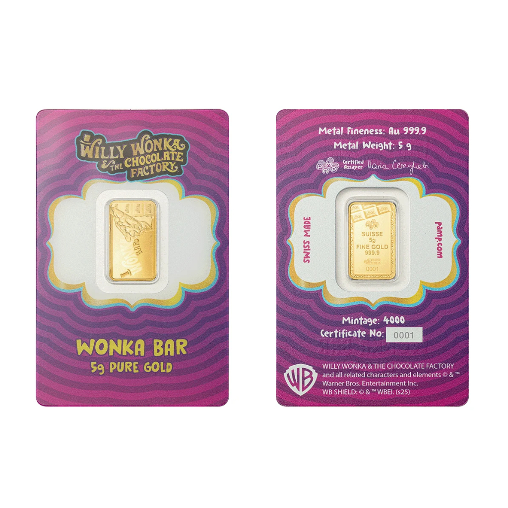 Logam Mulia Pamp Suisse Wonka Chocolate 5 gram