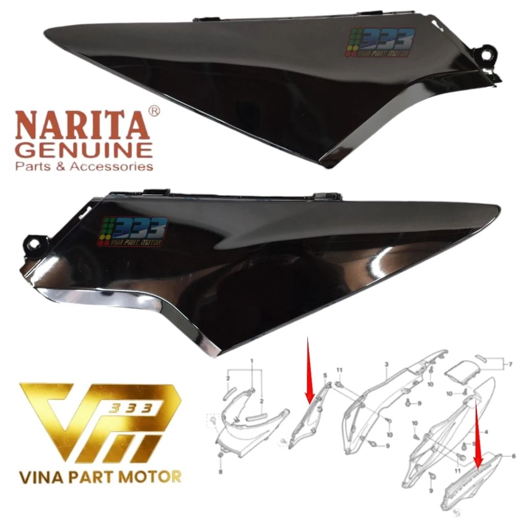 cover body kecil sambungan body depan Supra X 125 old supra x 125 batman KTM