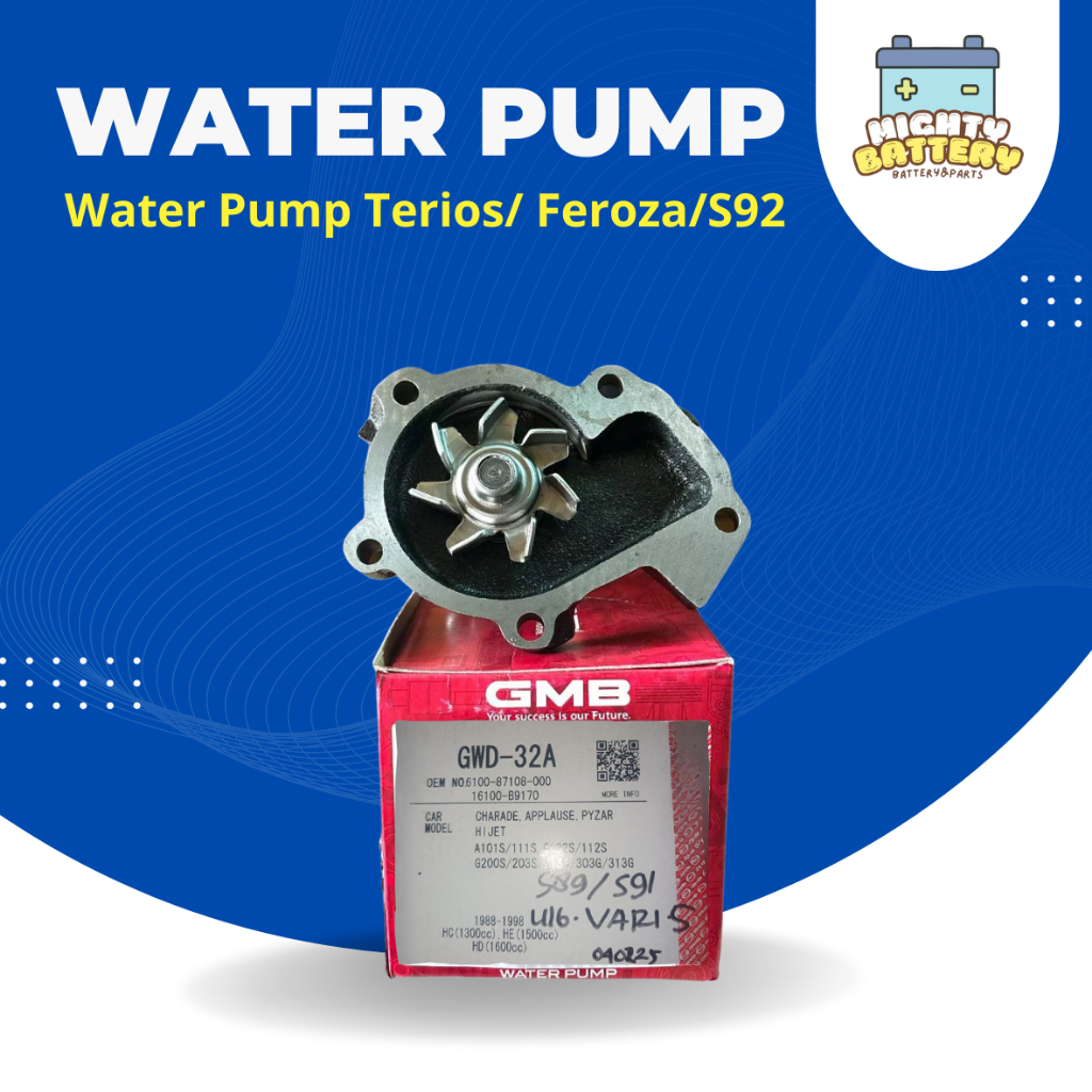 Water Pump S89/S91 GMB