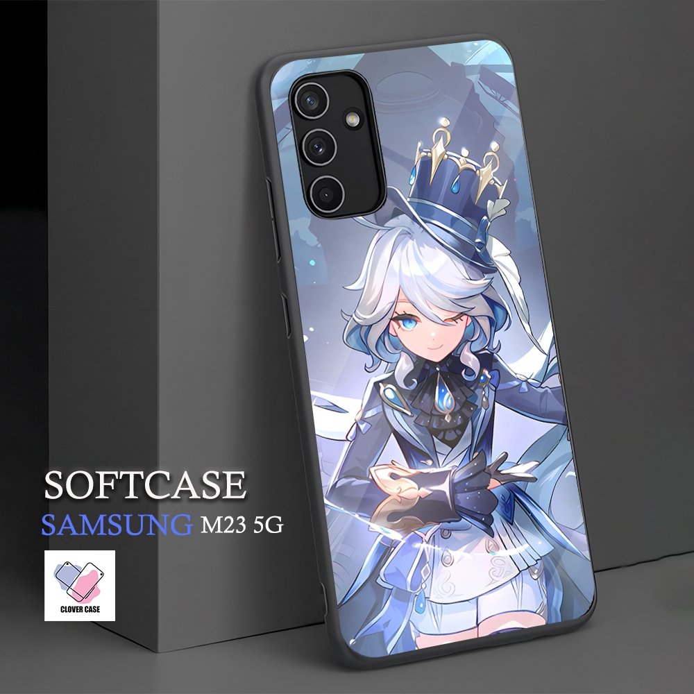 [AR28]  Case Glossy Case | SAMSUNG M23 5G | CASE KEKINIAN LUCU |  Casing Hp Kilau Motif FURINA GENSH