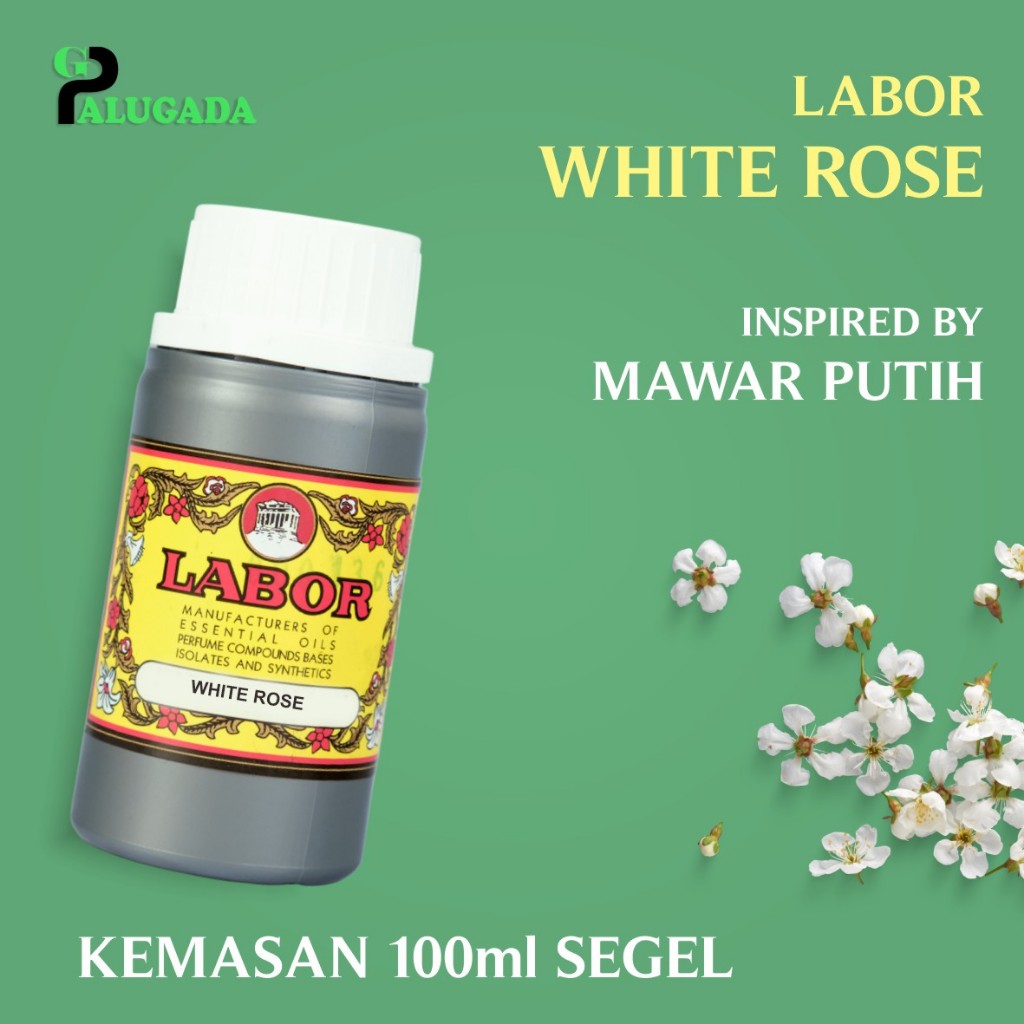 Bibit Parfum Murni WHITE ROSE | LABOR 100ml SEGEL