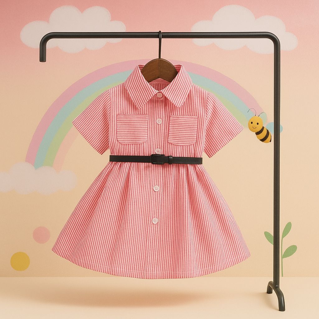 DRESS ANAK PEREMPUAN OUTFIT KOREA USIA 1-12 TAHUN | BAJU KEMEJA ANAK PEREMPUAN