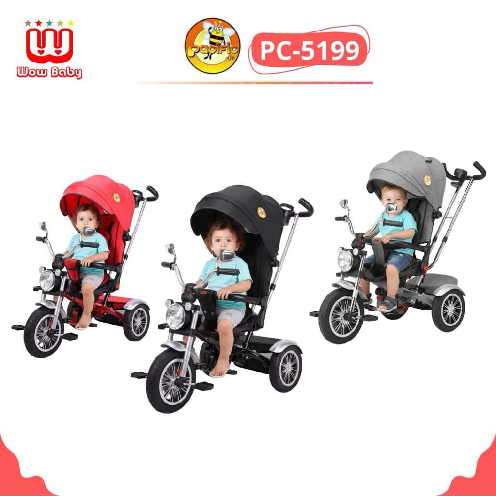 PACIFIC JR TRICYCLE PC-5199 Sepeda Stroller Anak