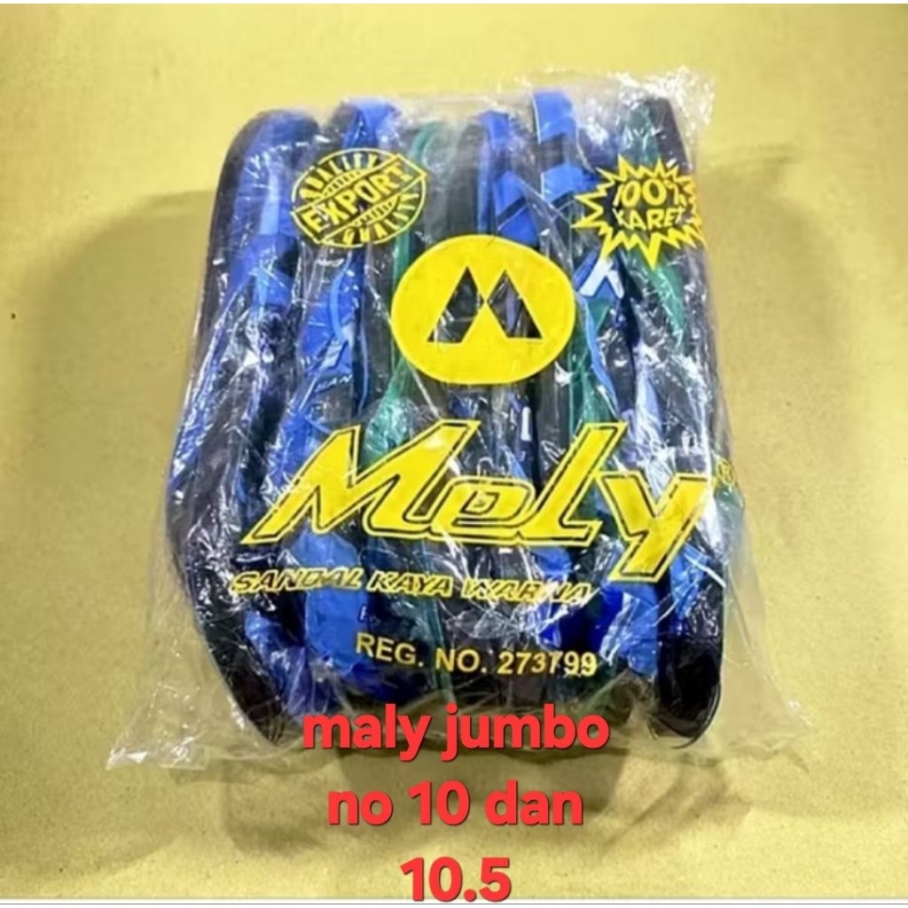 12 PCS SENDAL MELY JUMBO UKURAN 10, 10.5