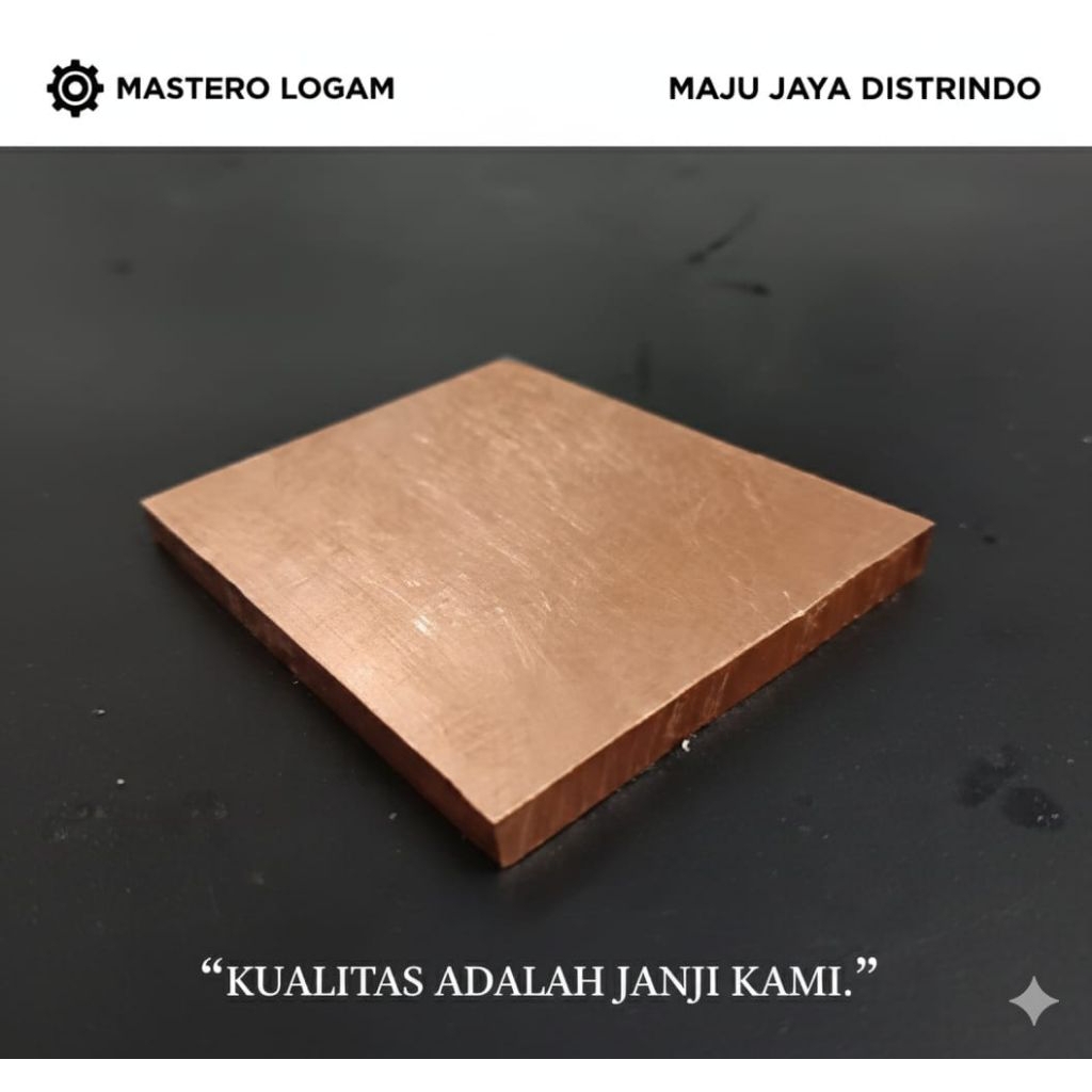 plat tembaga TEBAL 20mm || per 1 cm tembaga murni