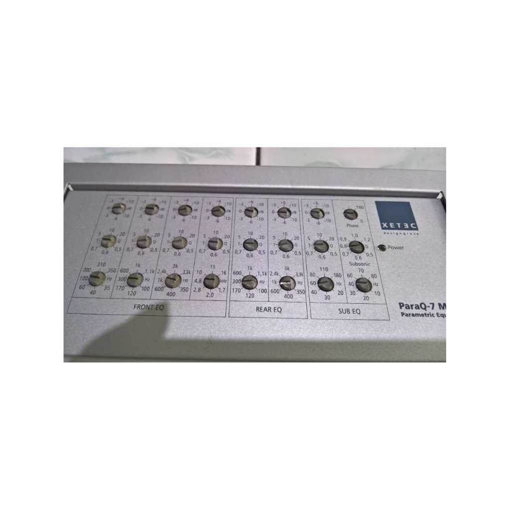 Parametric equalizer Xetec PARA Q-7 bekas