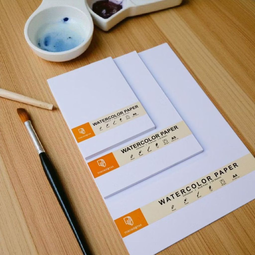 watercolor paper / kertas Lukis cat Air /kertas lukis - A4 A5