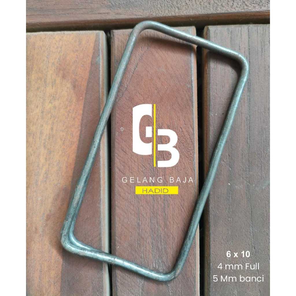 Besi Begel / Ring Behel / Kolom Besi / Cincin Ring Besi 6x10 5Mm Banci / 4Mm full