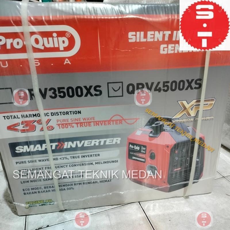 QRV4500XS QRV4500 GENSET INVENTER BENSIN PORTABLE SILENT 2400 WATT PROQUIP QRV 4500 XS QRV4500XS