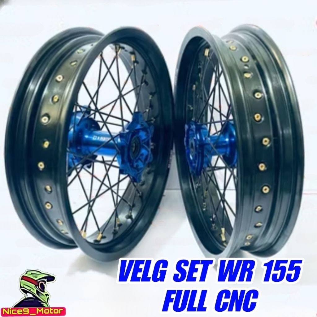 VELG SUPERMOTO RING 17 WR 155 WR155 EXPEDITION FULL CNC ORIGINAL