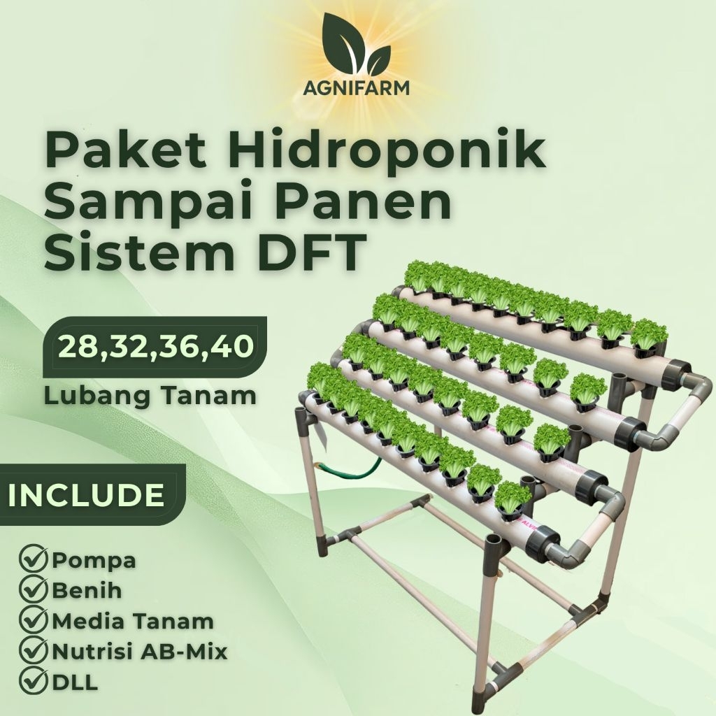 Paket Lengkap Instalasi Hidroponik DFT Skala Rumahan, Instalasi murah dan mudah, bahan tebal