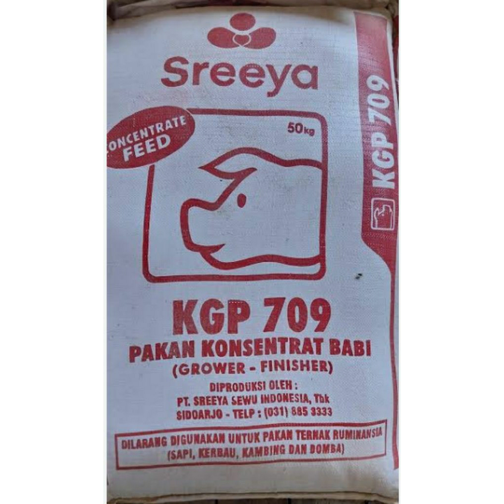 Sreeya kgp709 konsentrat babi pakan hewan sekilo