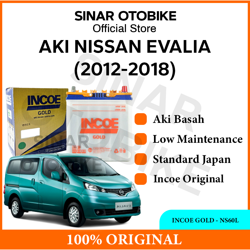 AKI NISSAN EVALIA INCOE ASTRA GOLD BASAH HYBRID NS60L