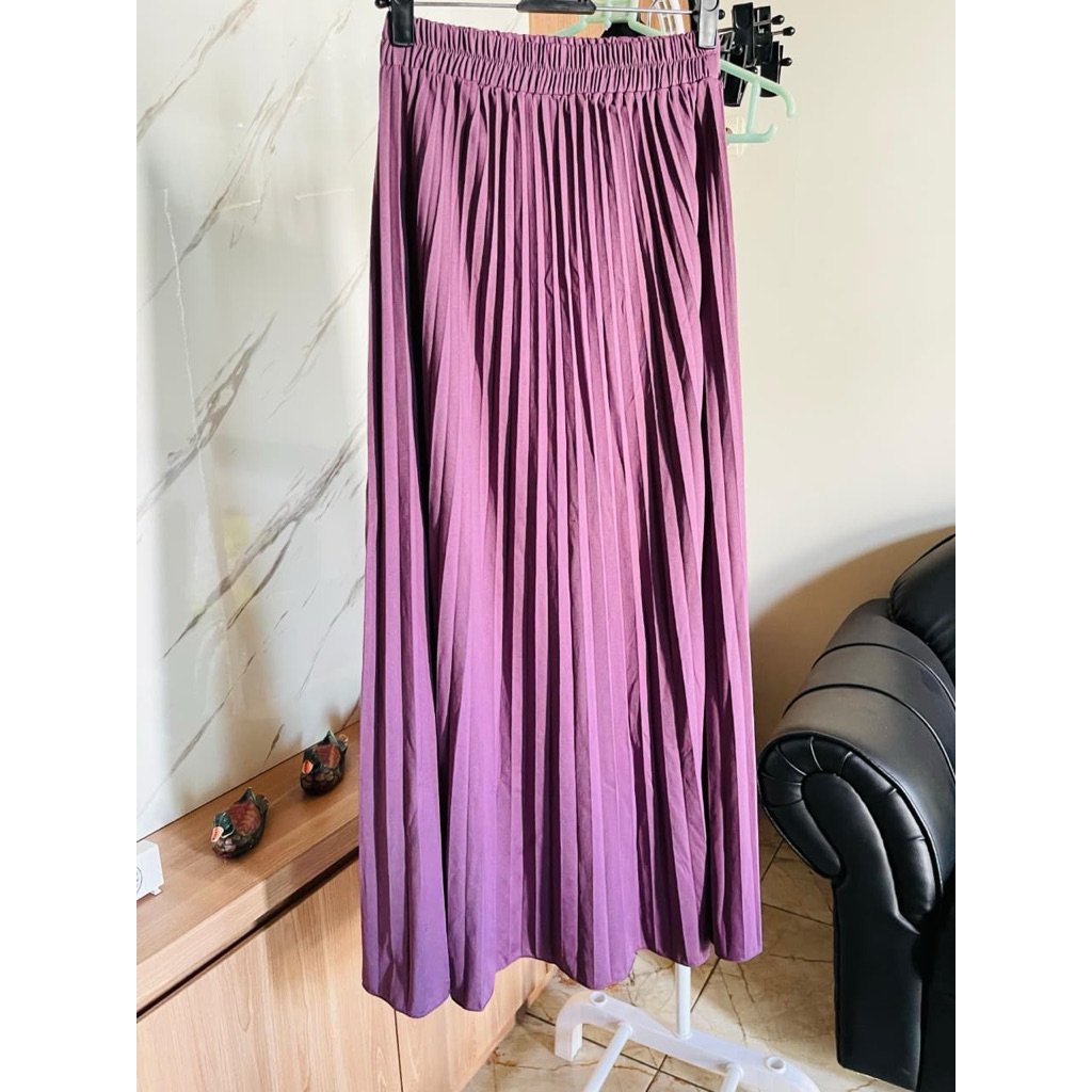 rok pliskit warna mauve