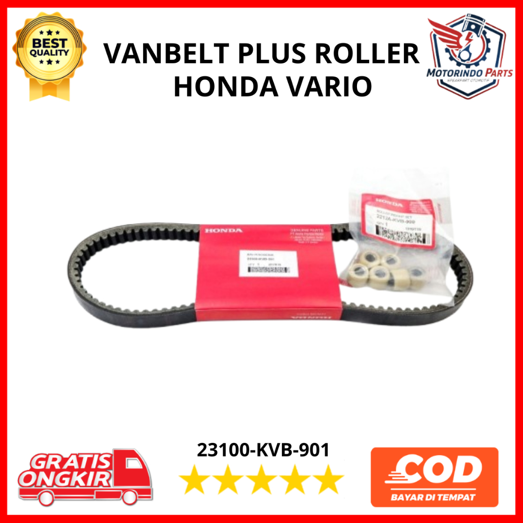 vanbelt honda vario 110 carbu plus roller KVB motor sparepart