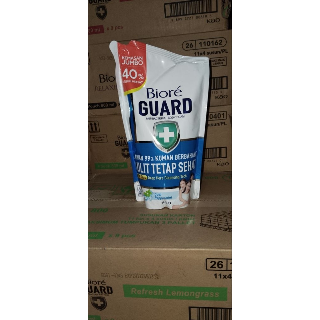 Biore guard cool papermint 800ml