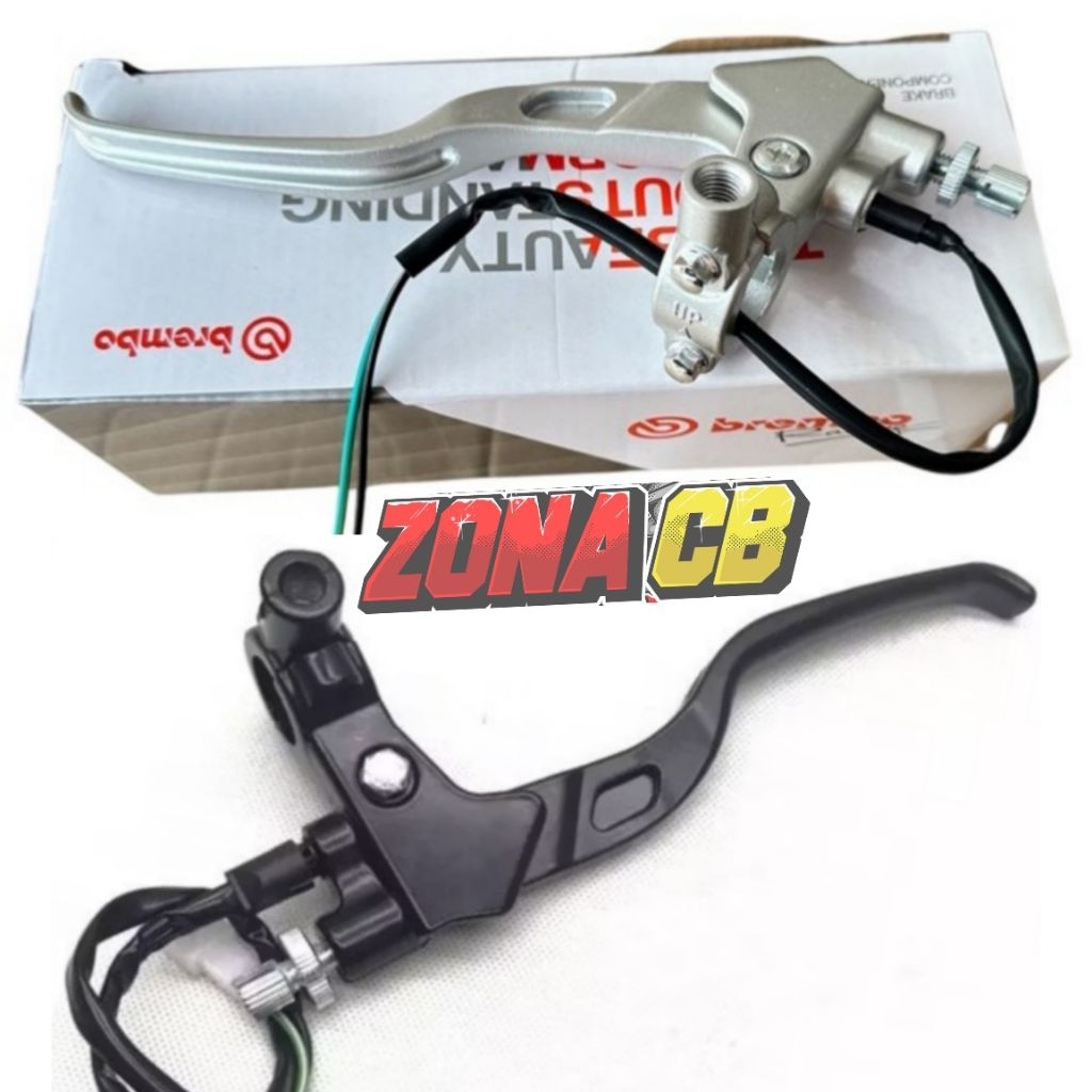 HANDLE KIRI SET BREMBO UNIVERSAL / HANDLE KOPLING REM KIRI R25 RX KING BEAT VARIO SCOOPY CB GL MEGAP