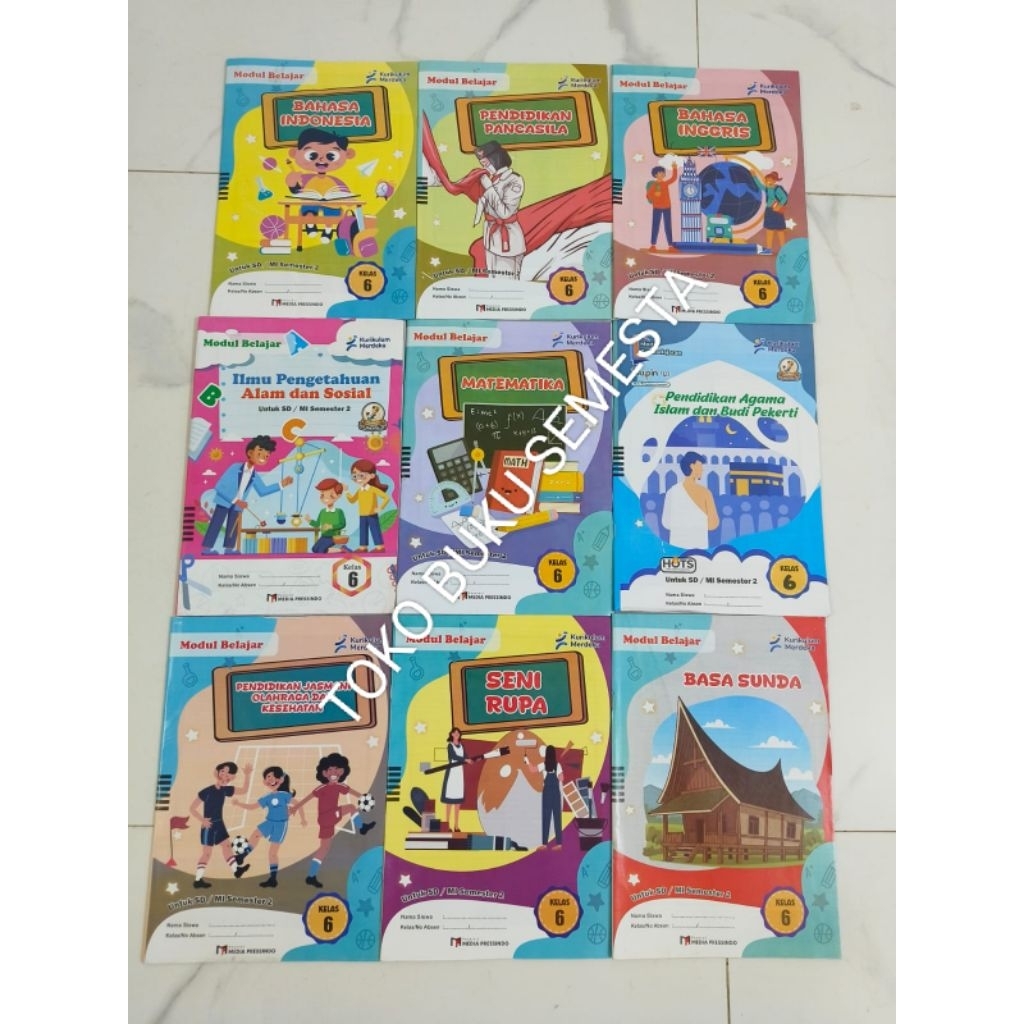 LKS SD MEDIA PRESSINDO KELAS 6 SEMESTER 2 (2026)