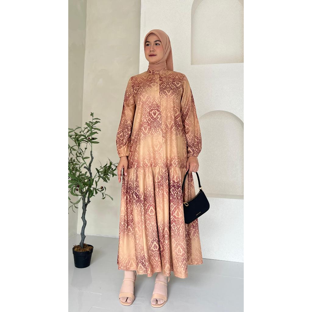 WARNA FASHION/ MIDI / VISCOSE ARMANY / BAJU WANITA MUSLIM/GROSIR TANAH ABANG
