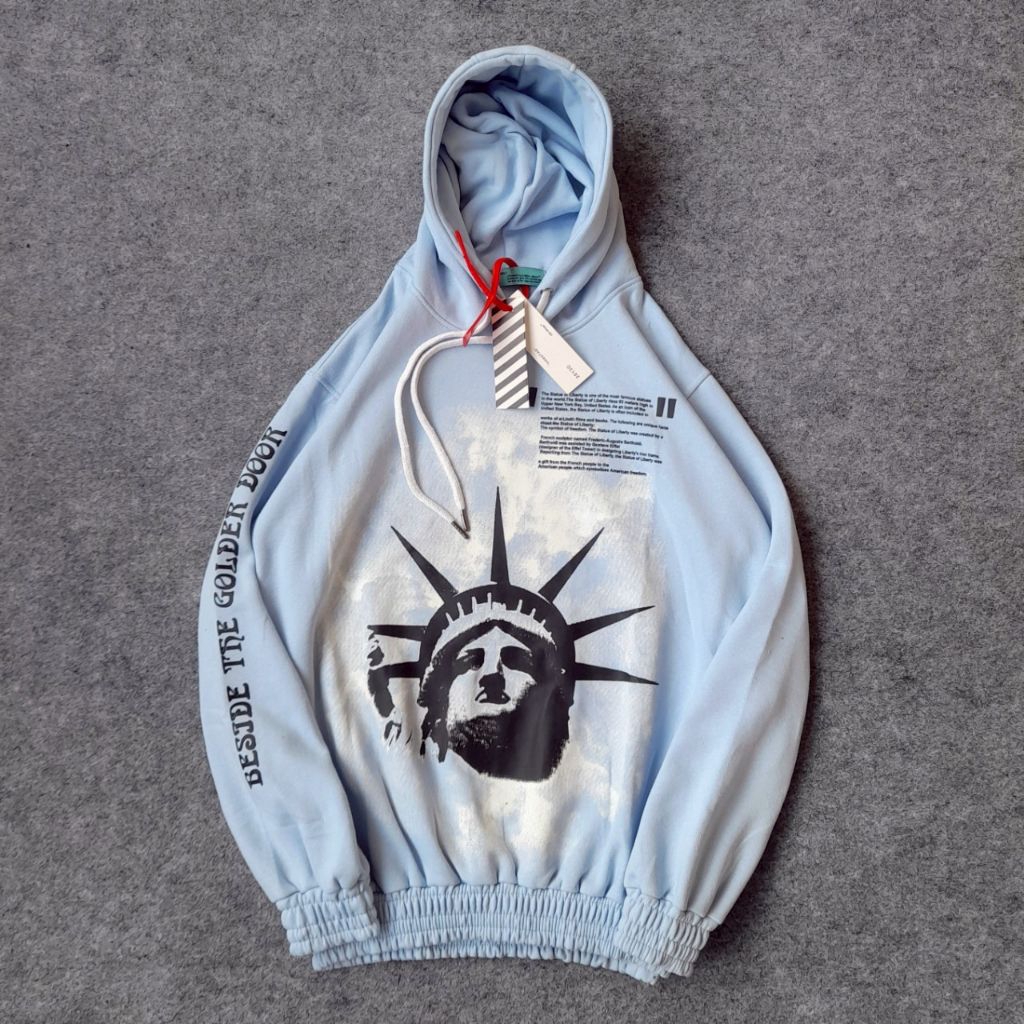 Off White Liberty Sweater Hoodie Kualitas Original Super Premium Semi Original / BM Original Bahan C