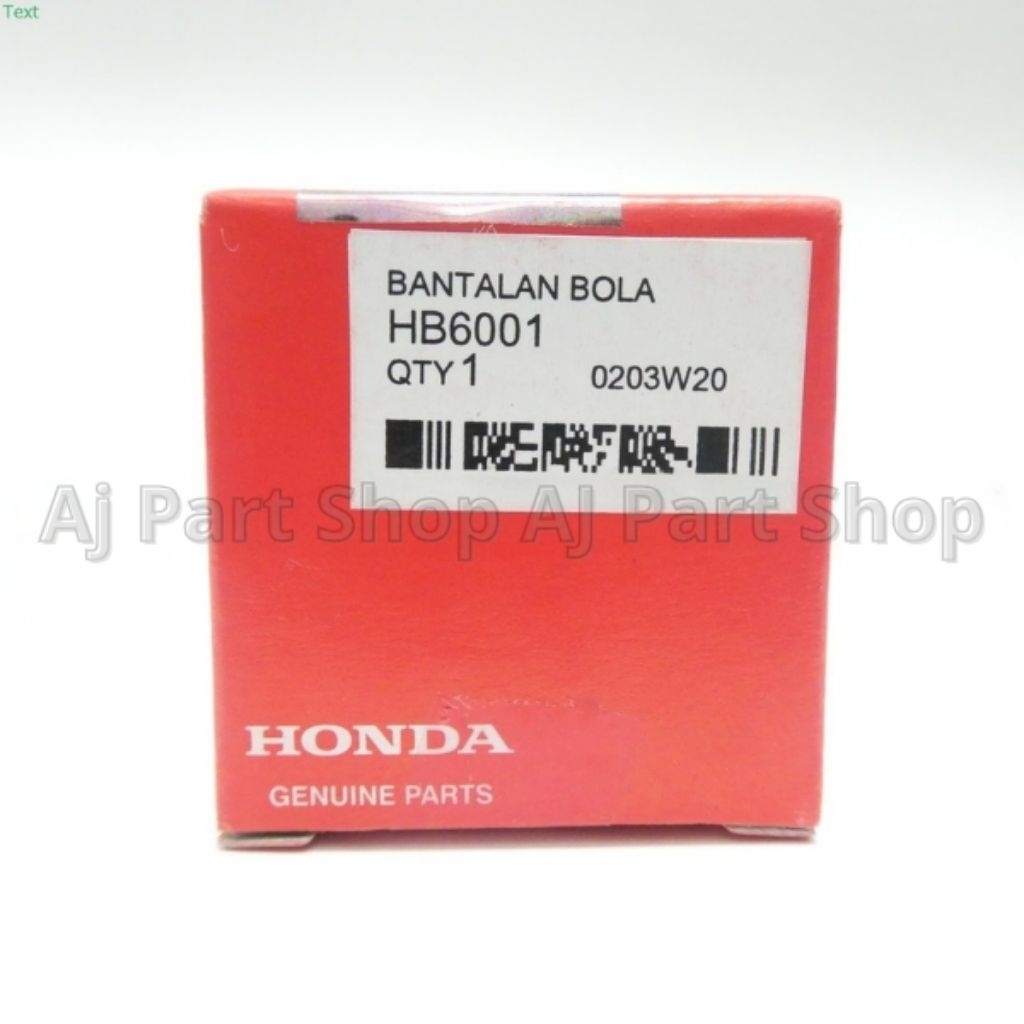 Bearing / Lahar Original AHM 6001 ( HB6001)