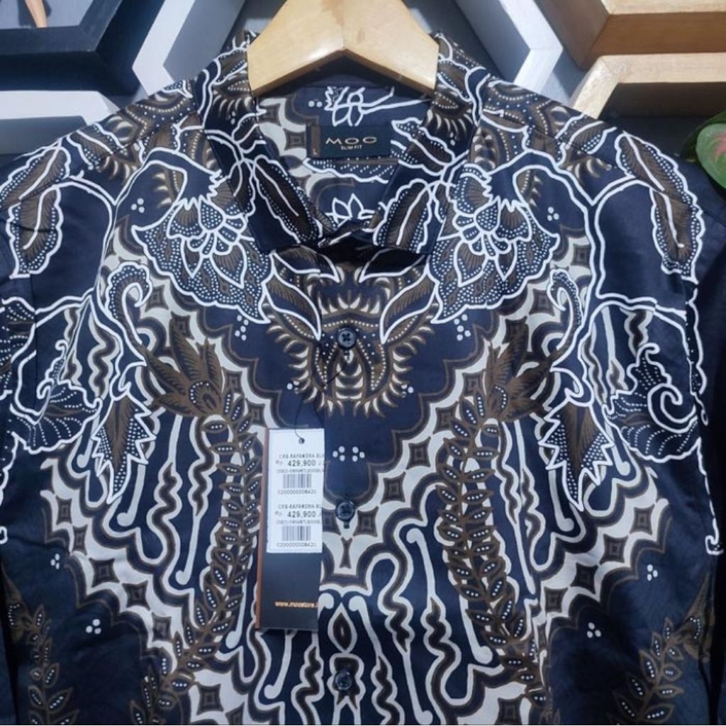 MOC Baju batik kekinian Kemeja Pria MOC originall