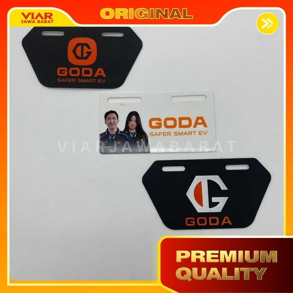 Plat Merk Goda / Aksessoris Sepeda Listrik Goda (selis298)