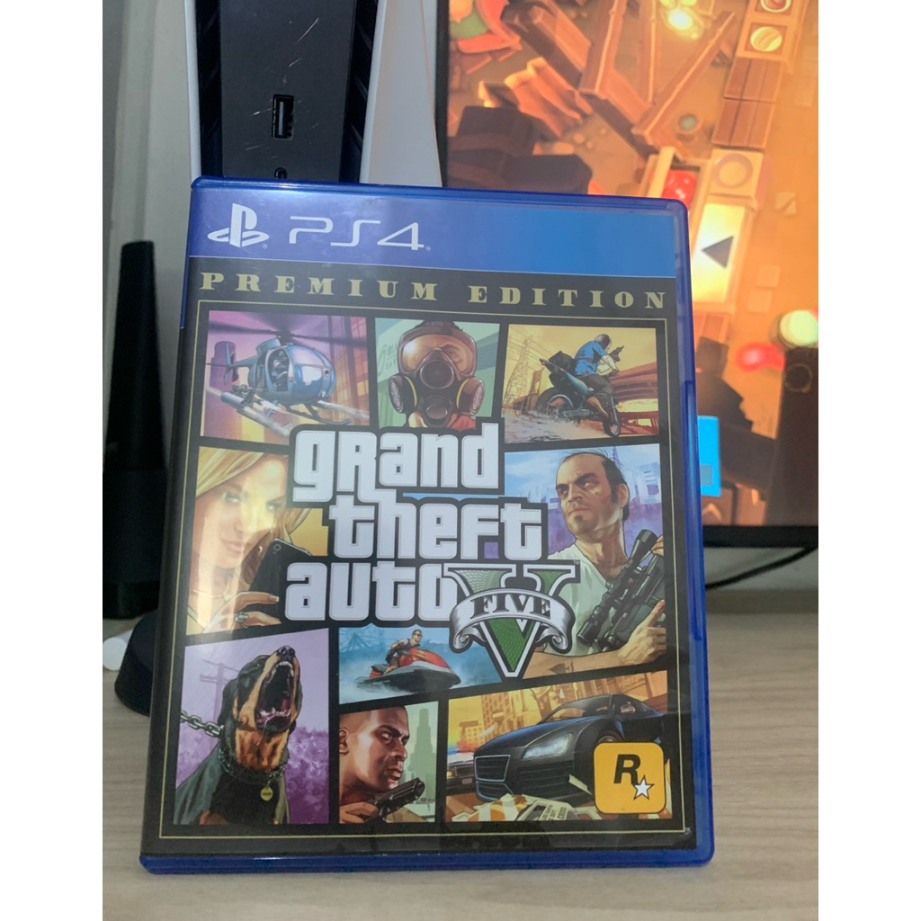 Kaset Bd GTA V Premium Edition GTA 5 PS4
