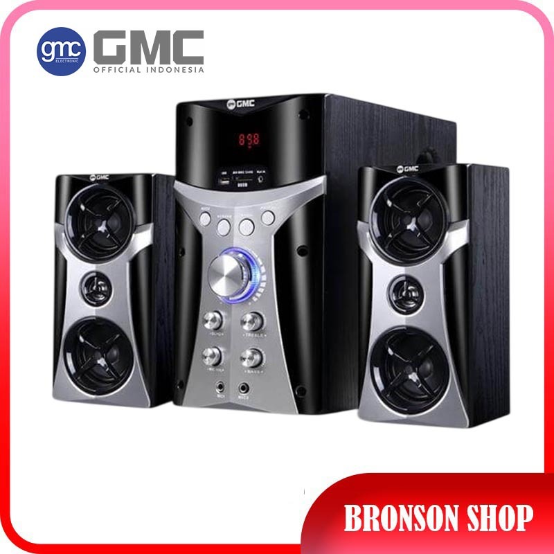 Speaker GMC 885B Salon Aktif USB Radio Memory Speaker Radio Bluetooth Garansi Resmi