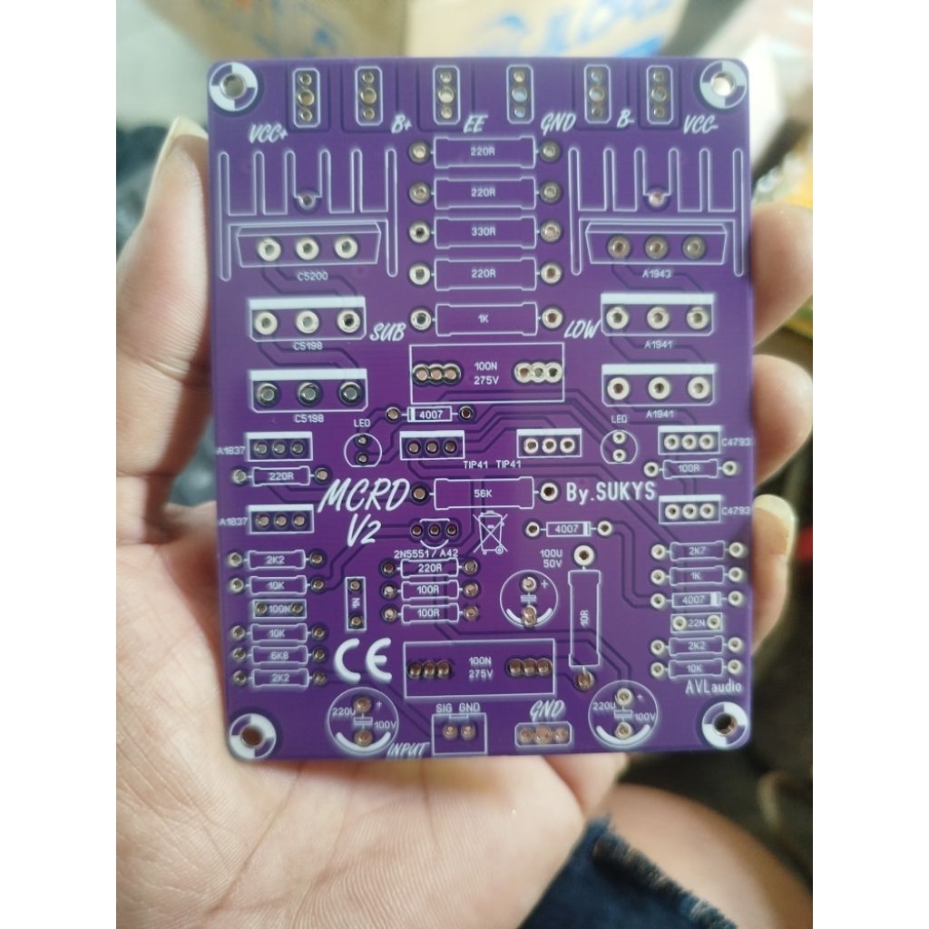 PCB MCRD v2 sub low