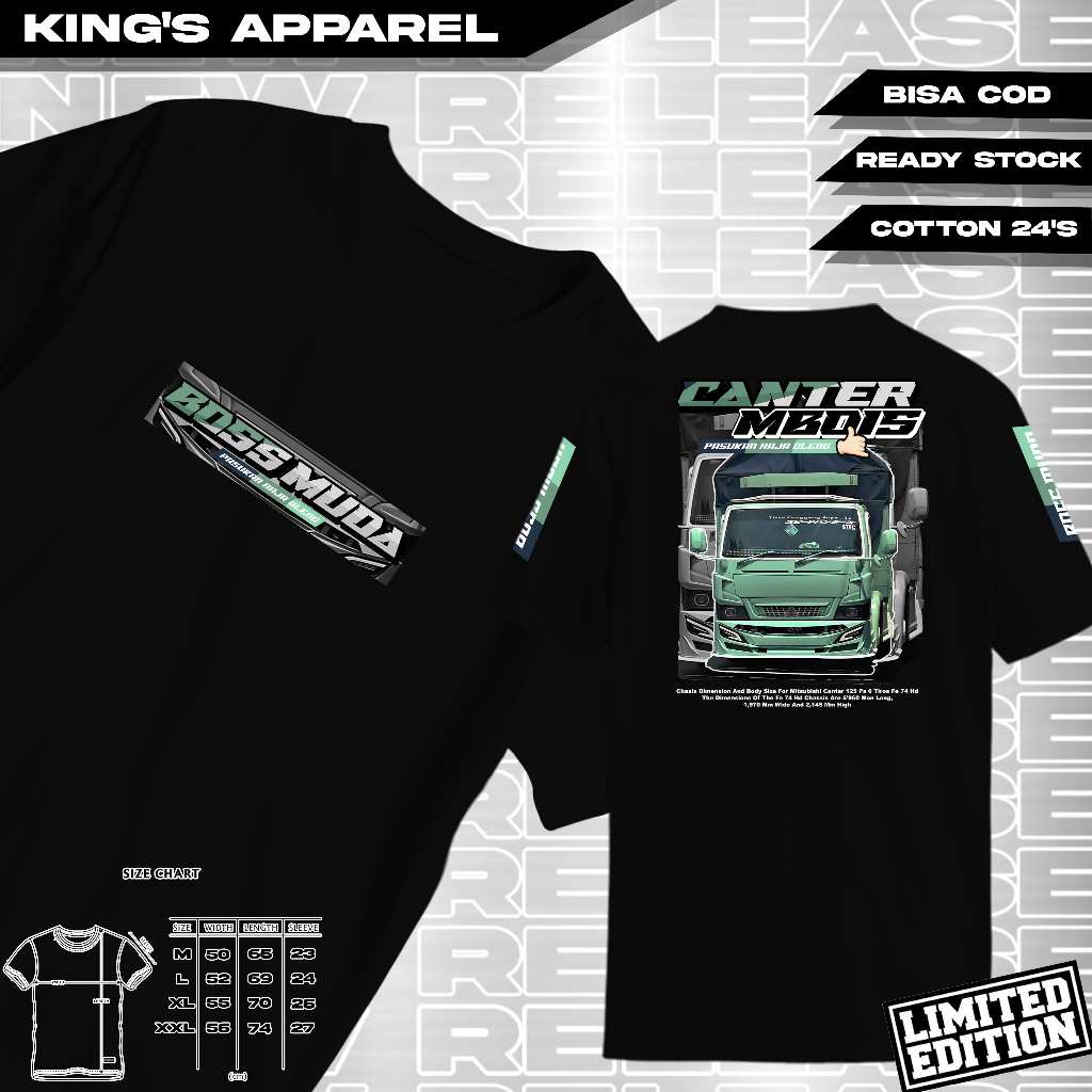 Kaos Boss Muda Milenial Unisex | Kaos Boss Muda Masa Kini | Kaos Pria Wanita | Kaos Distro Driver Mu