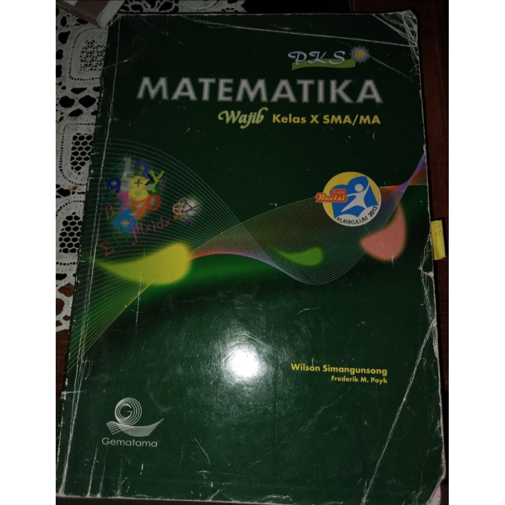 Buku PKS Matematika Wajib Kelas 10 Hijau