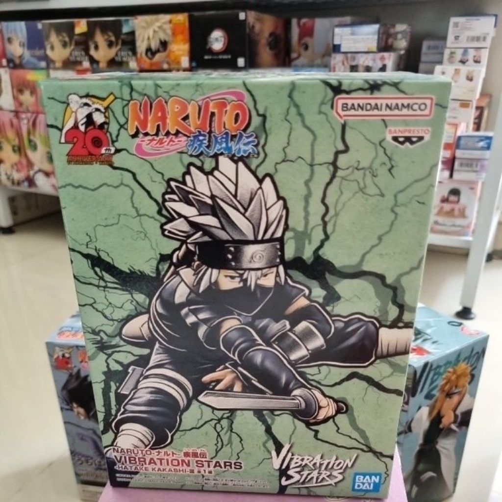 Bandai Vibration Stars Action Figure Original Naruto Kakashi