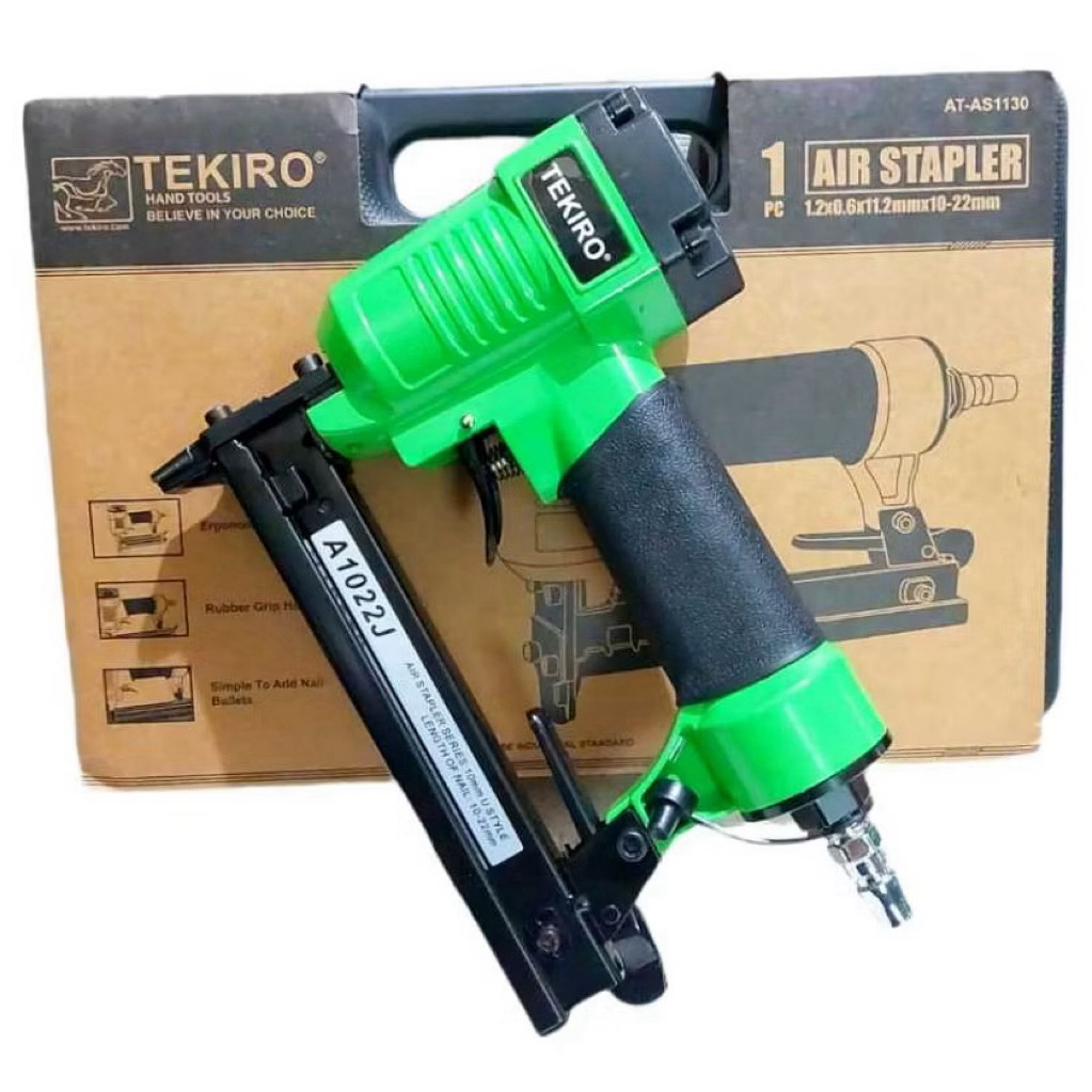 Air Nailer 1022 J Air Stapler Tekiro Alat Tembak Staples Tenaga Angin- Staples Angin Tekiro