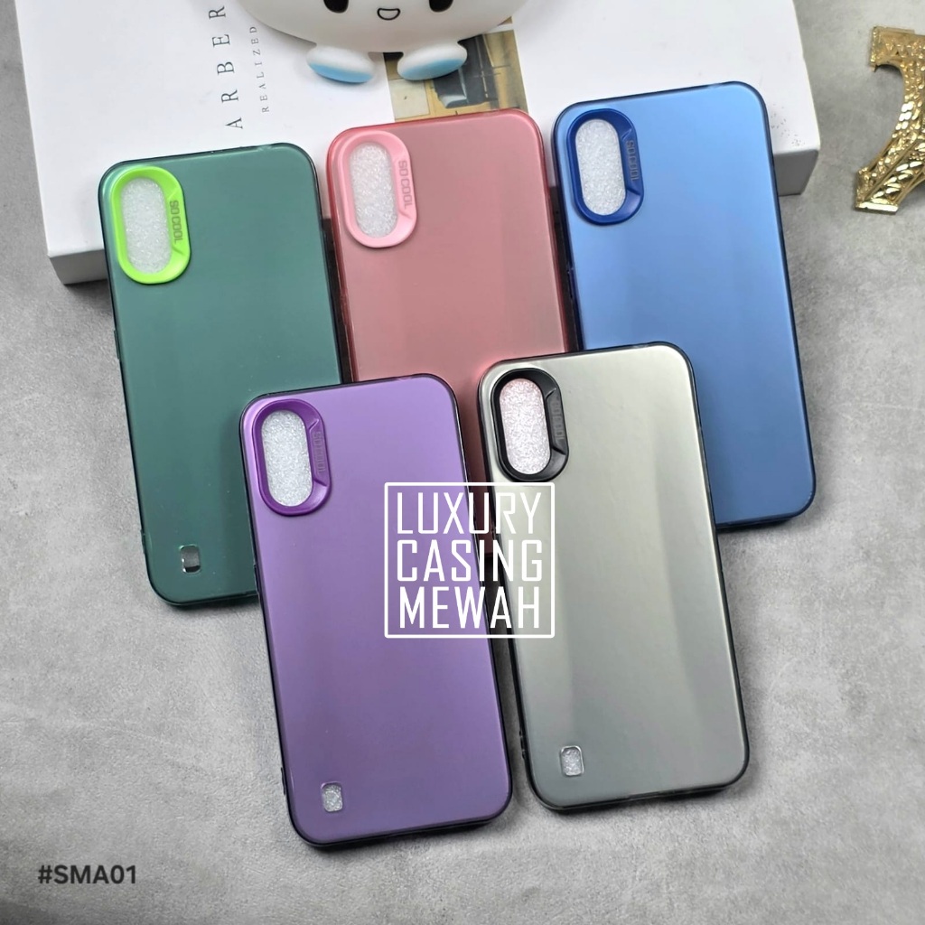 Case Samsung A01 Samsung A01 Core Case IMD Hologram Luxury Case Hybrid Samsung A01 Samsung A01 Core