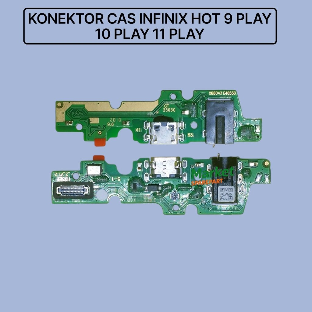 Papan Cas Infinix Hot 9 Play / Hot 10 Play / Hot 11 Play – Konektor Charger Cas Original