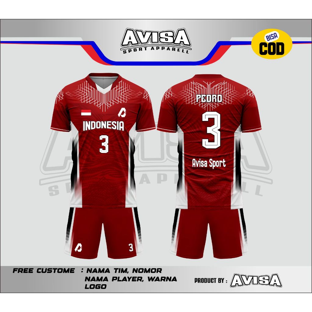 Jersey Set Voli Full Printing Pria Wanita, Bisa Custom Nama Tim, Nama Pemain, Logo, Satuan dan COD