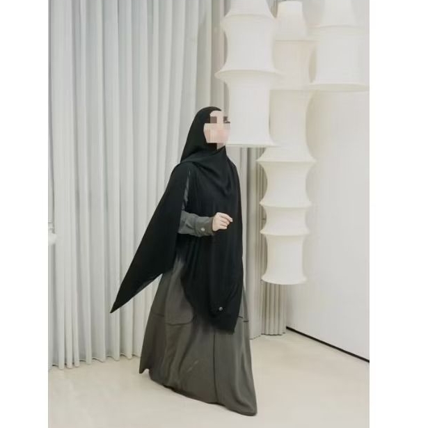 Caspia Side Khimar Itsar Syari