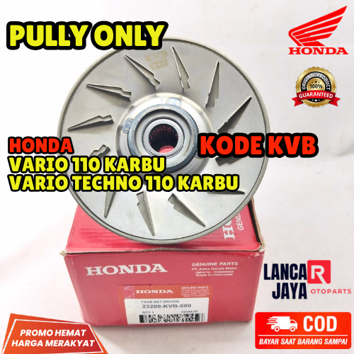 PULLY ONLY HONDA KVB | HONDA VARIO 110 KARBU, VARIO TECHNO 110 KARBU ORIGINAL