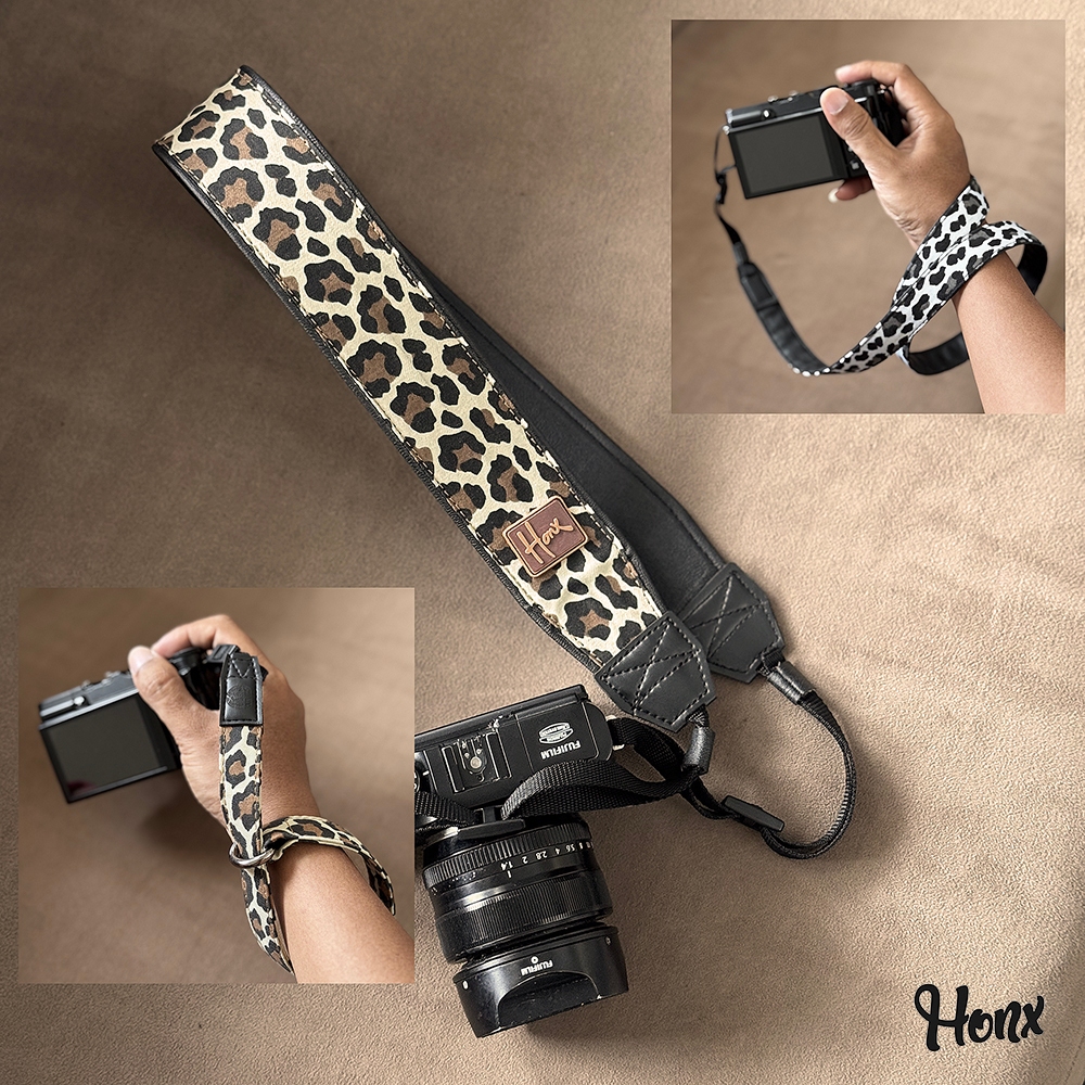 HONX LEOPARD series - strap kamera / tali kamera / hand strap / wrist strap / neck strap universal k