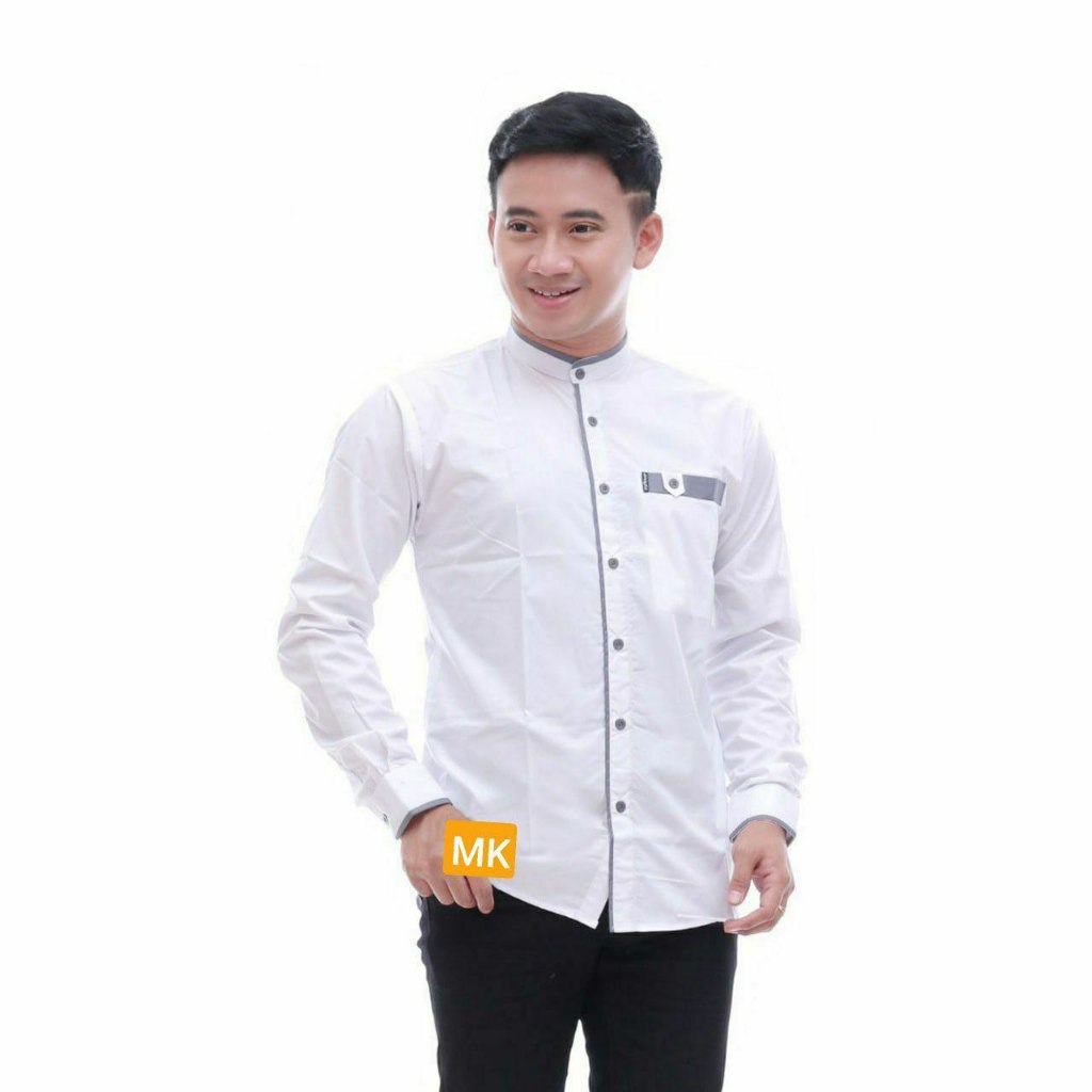 Baju Koko azzahir motif Teracotta kemeja Koko Hadroh Abha Baju muslim Gus Azmi Lengan panjang terlar