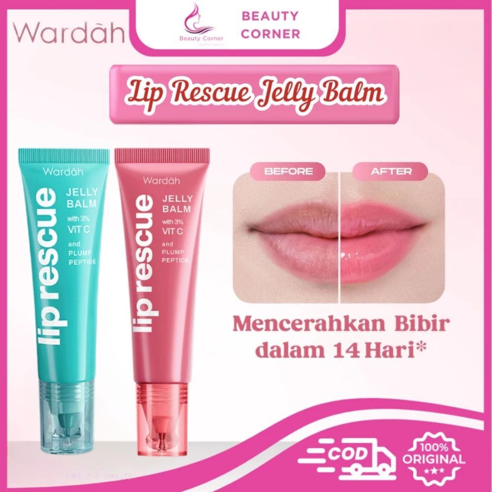 Wardah Lip Rescue Jelly Balm - Lip Balm,Pelembab Bibir