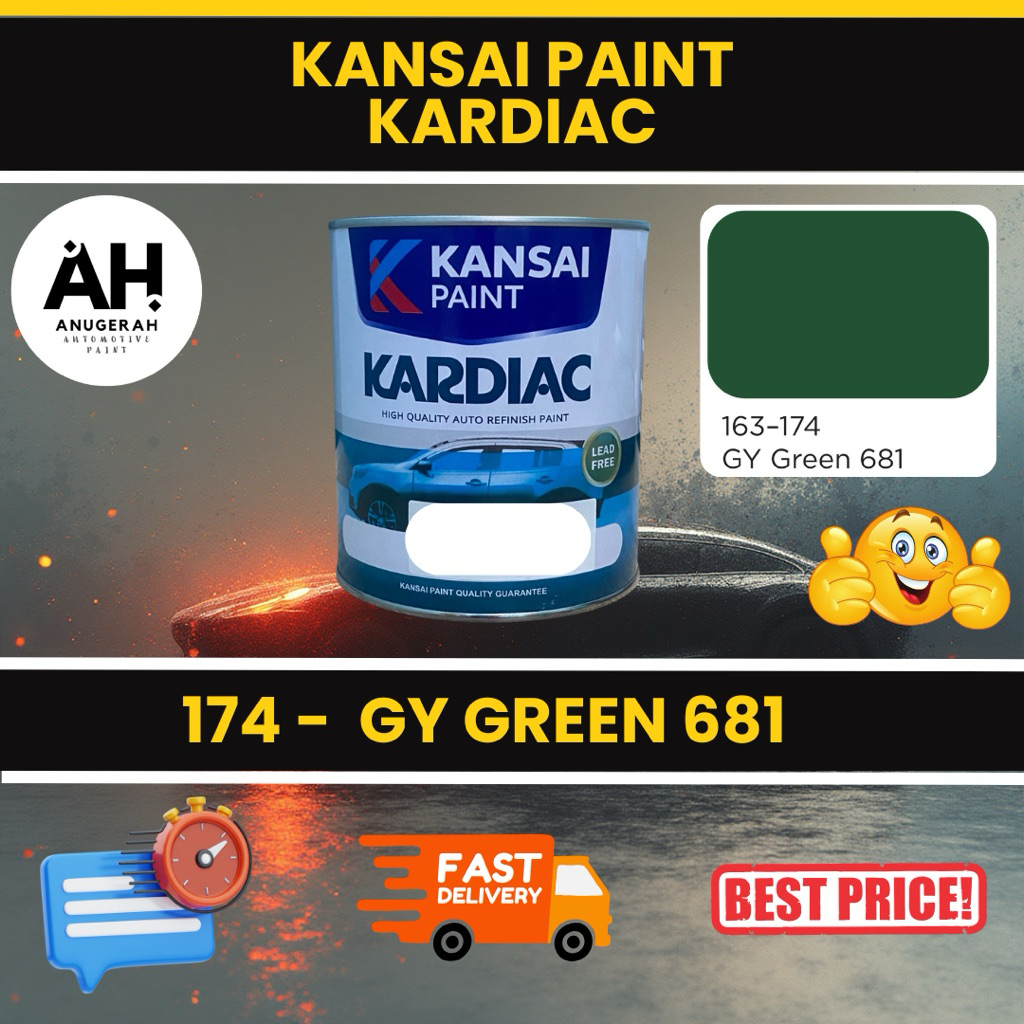 KANSAI PAINT KARDIAC GY GREEN 681 (1KG)