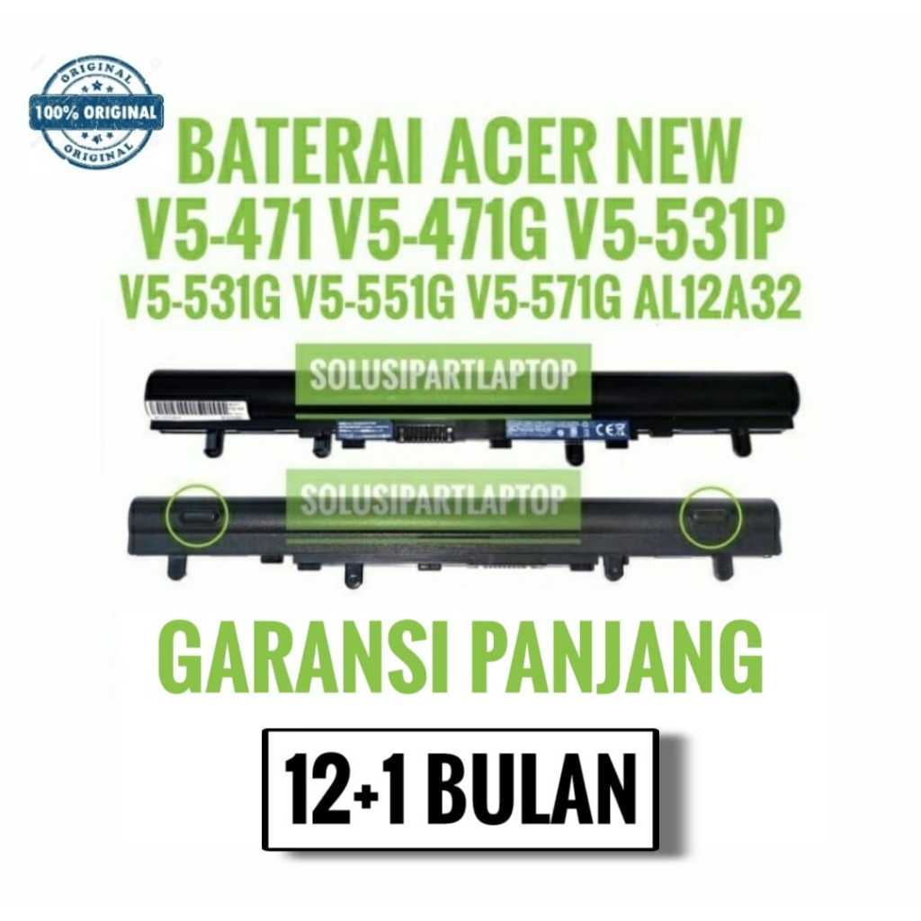 Baterai ORI Laptop Acer Aspire E14 ES1-411 E1-410 E1-422