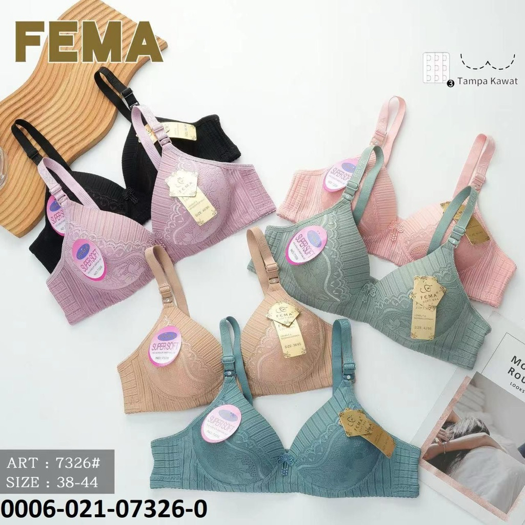 BH/BRA TANPA KAWAT FEMA CUP B KAIT 3