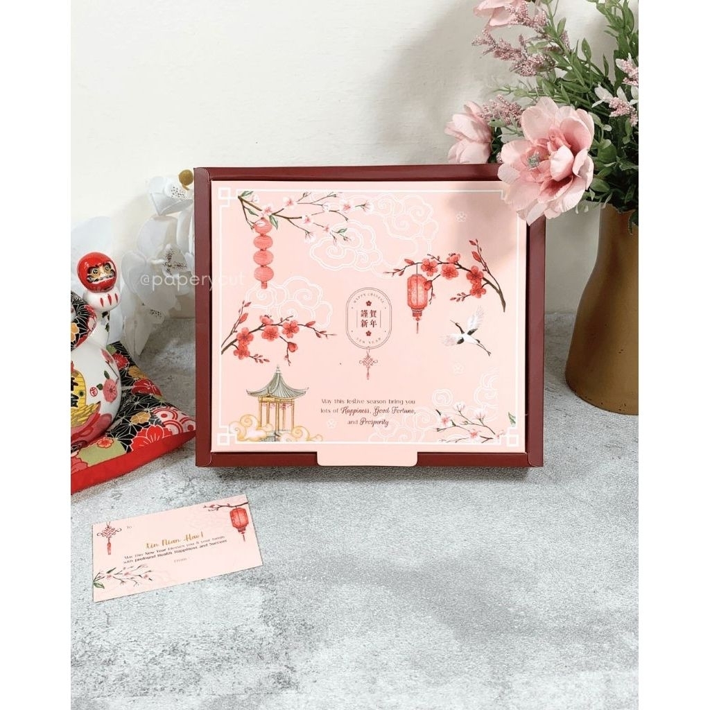 Box Kotak Kue Nastar Sekat 30 Imlek / Chinese New Year