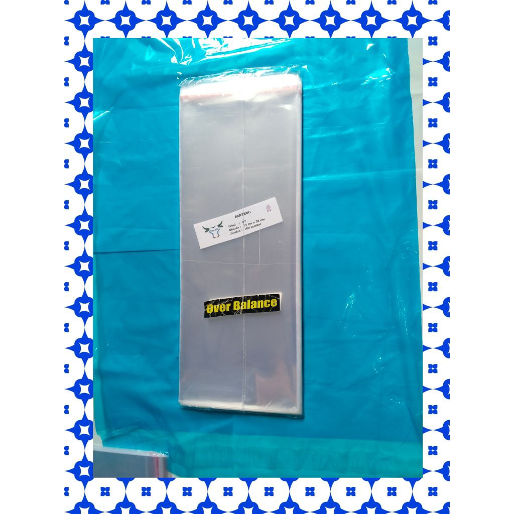 Plastik Opp 14x35 Dupa & Souvenir - Plastik Opp 14 x 35 Roti & Herbal