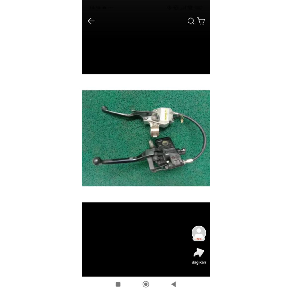 master rem beat  cbs comby brake original sepasang kiri kanan original