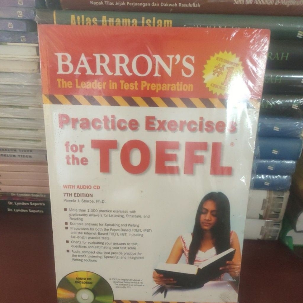 ORIGINAL BARRON'S THE LEADER IN TEST PREPARATION PRACTICE EXERCISES FOR THE TOEFL.